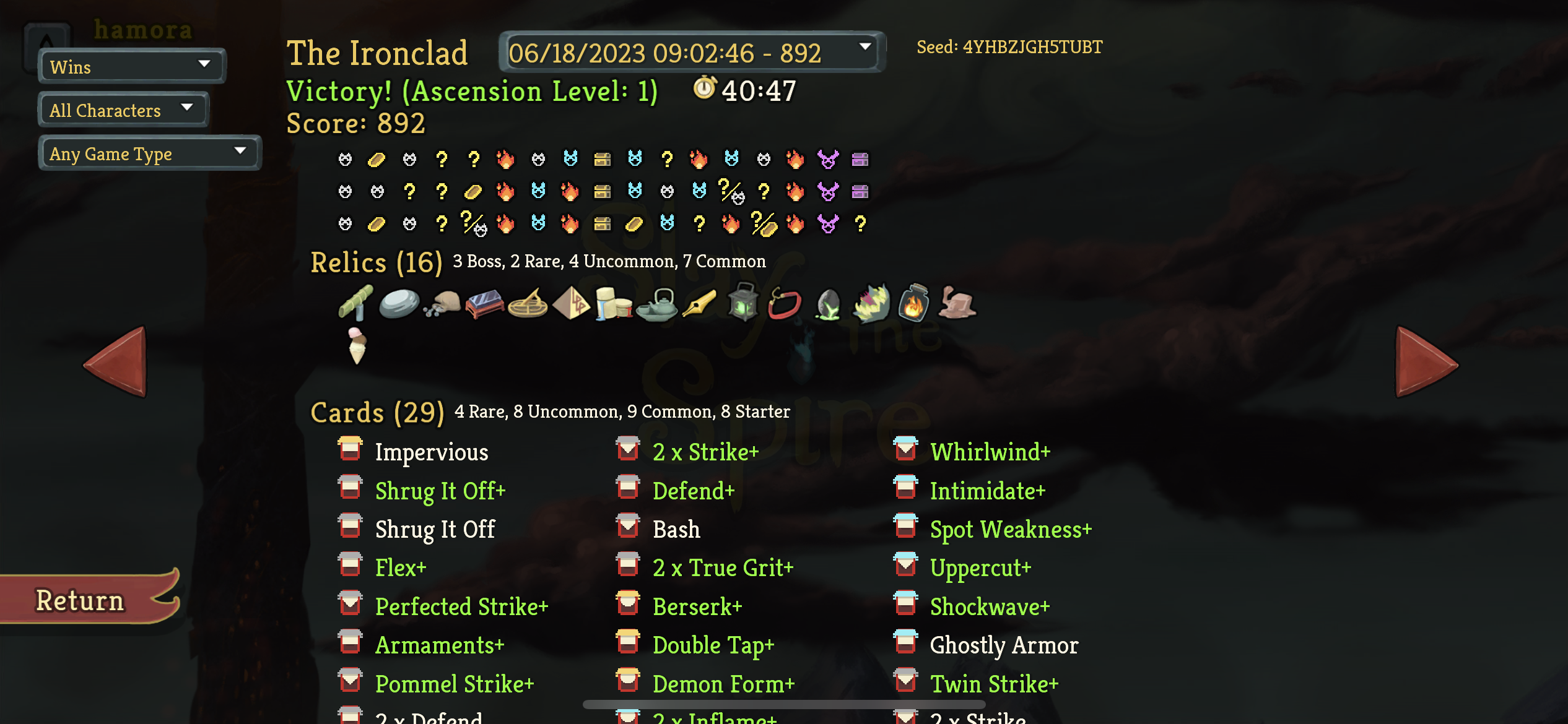 Ironclad ascension  deck