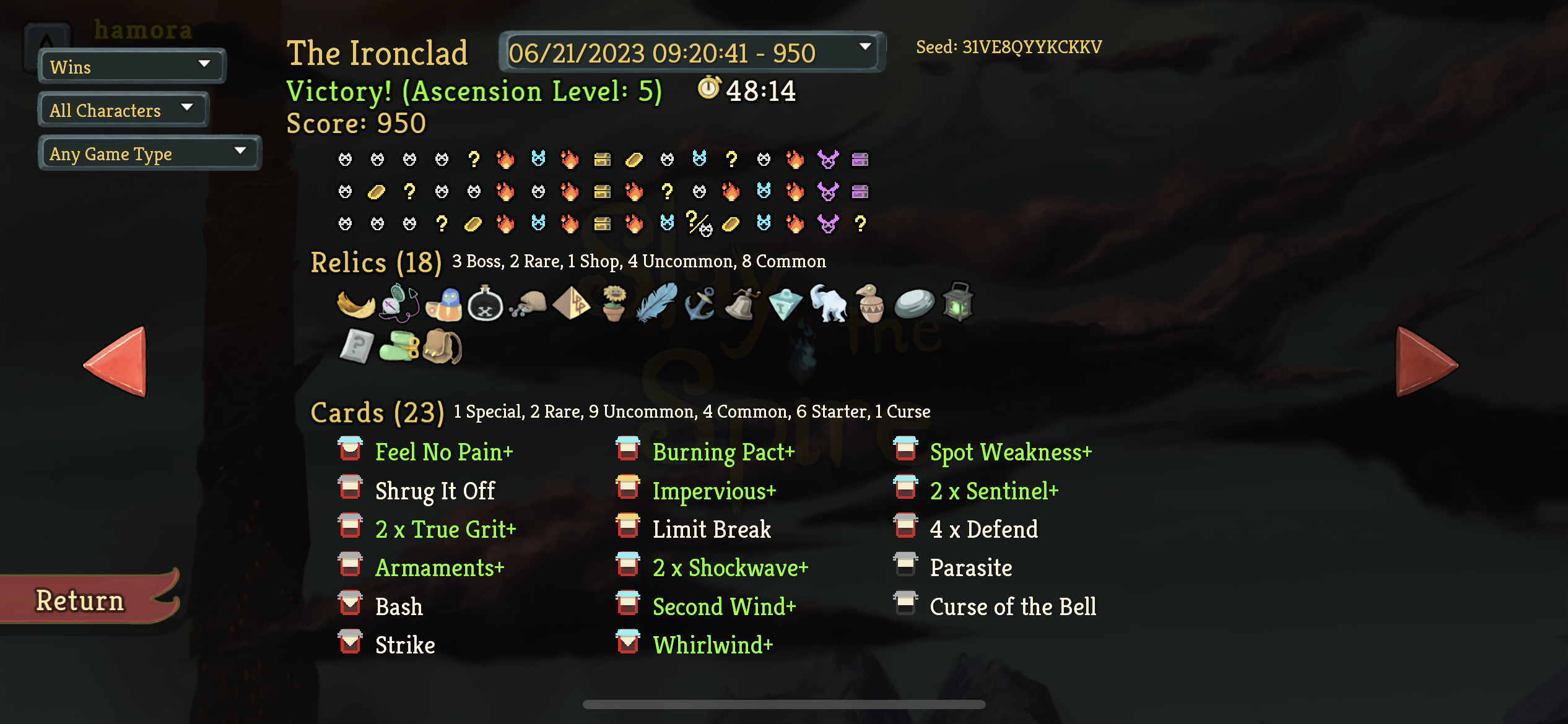 Ironclad ascension  deck