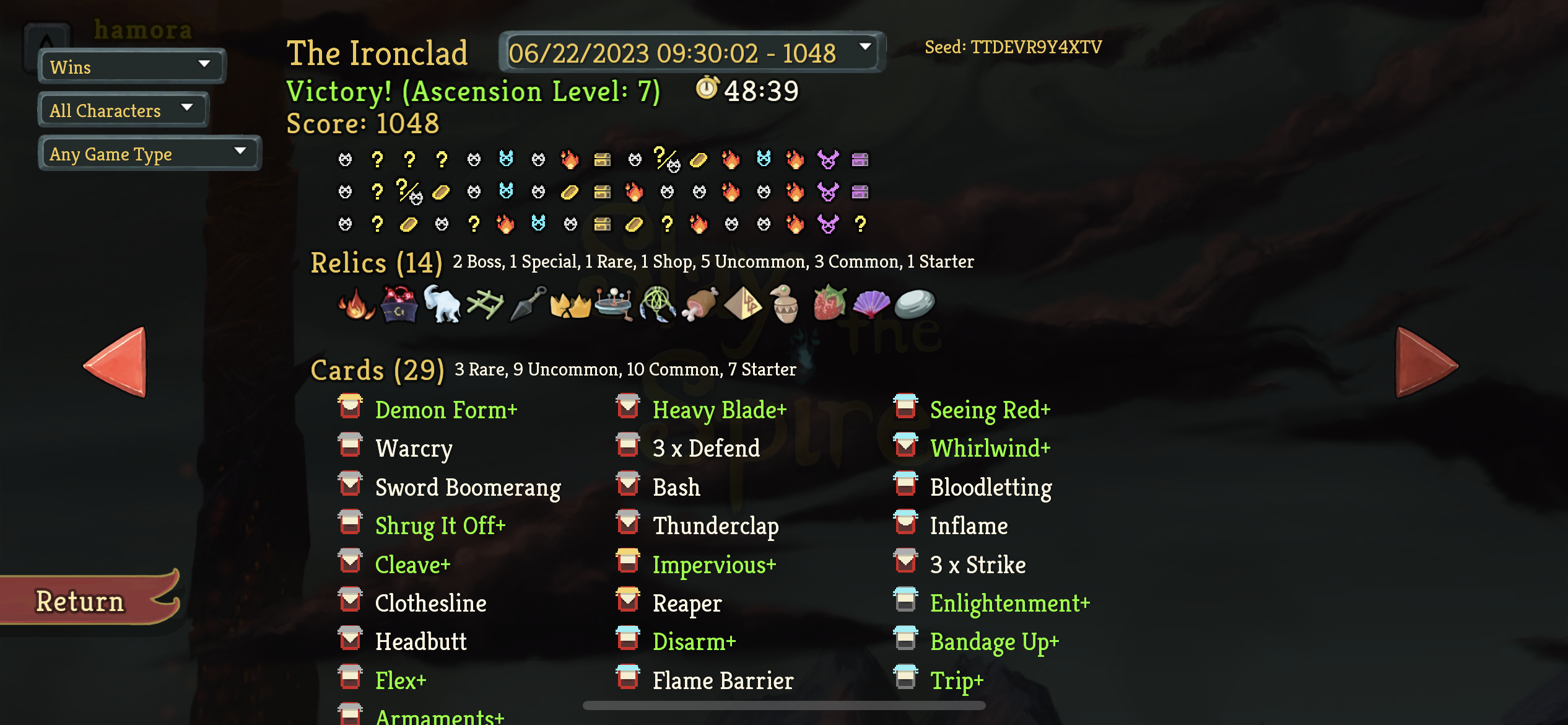 Ironclad ascension  deck