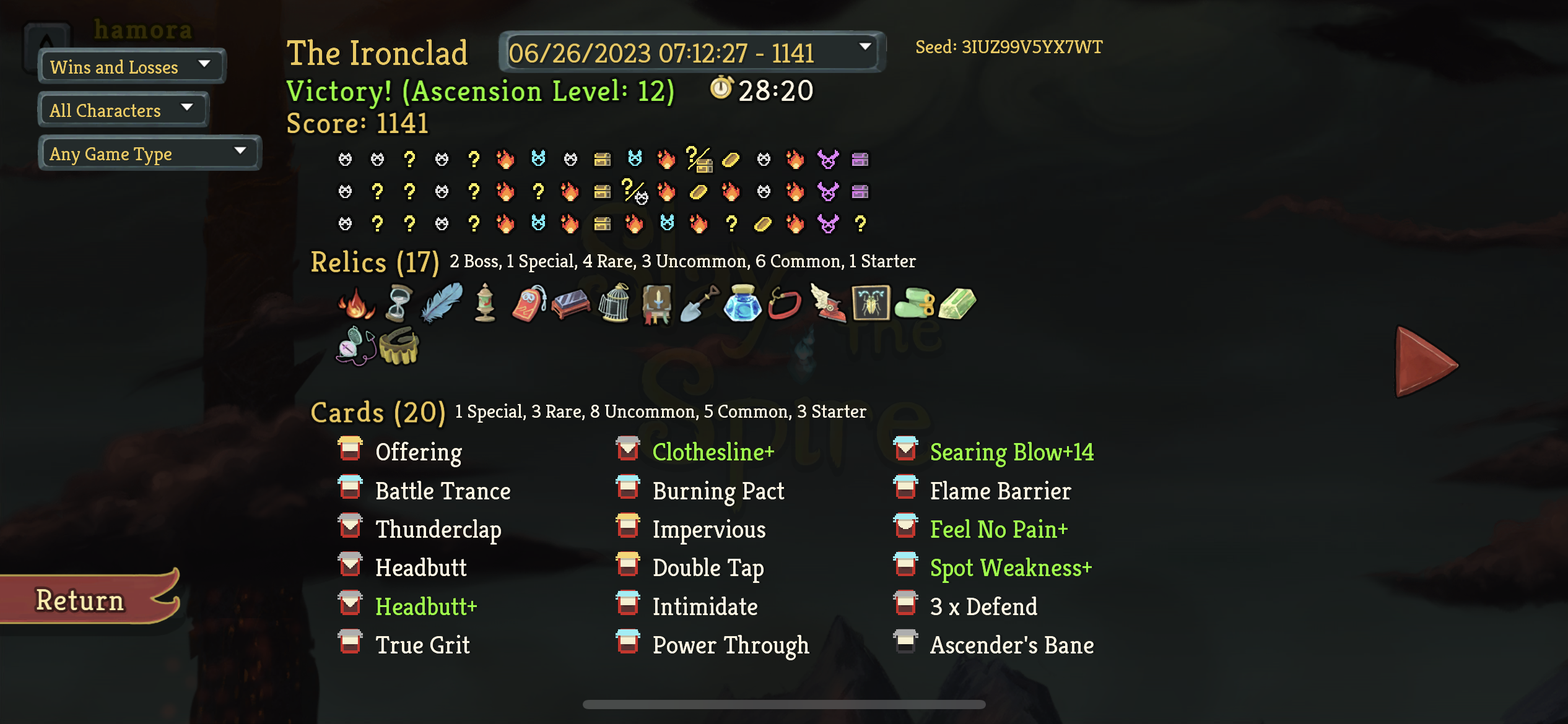 Ironclad ascension  deck