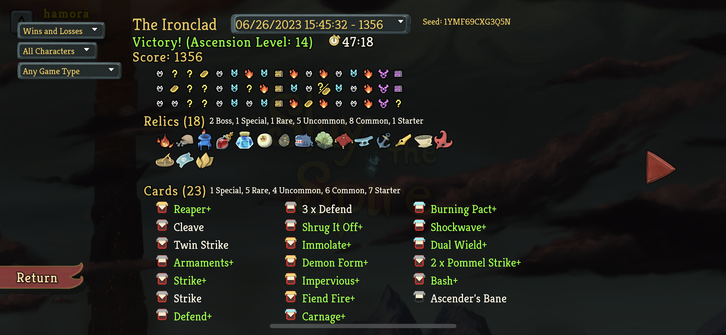 Ironclad ascension  deck