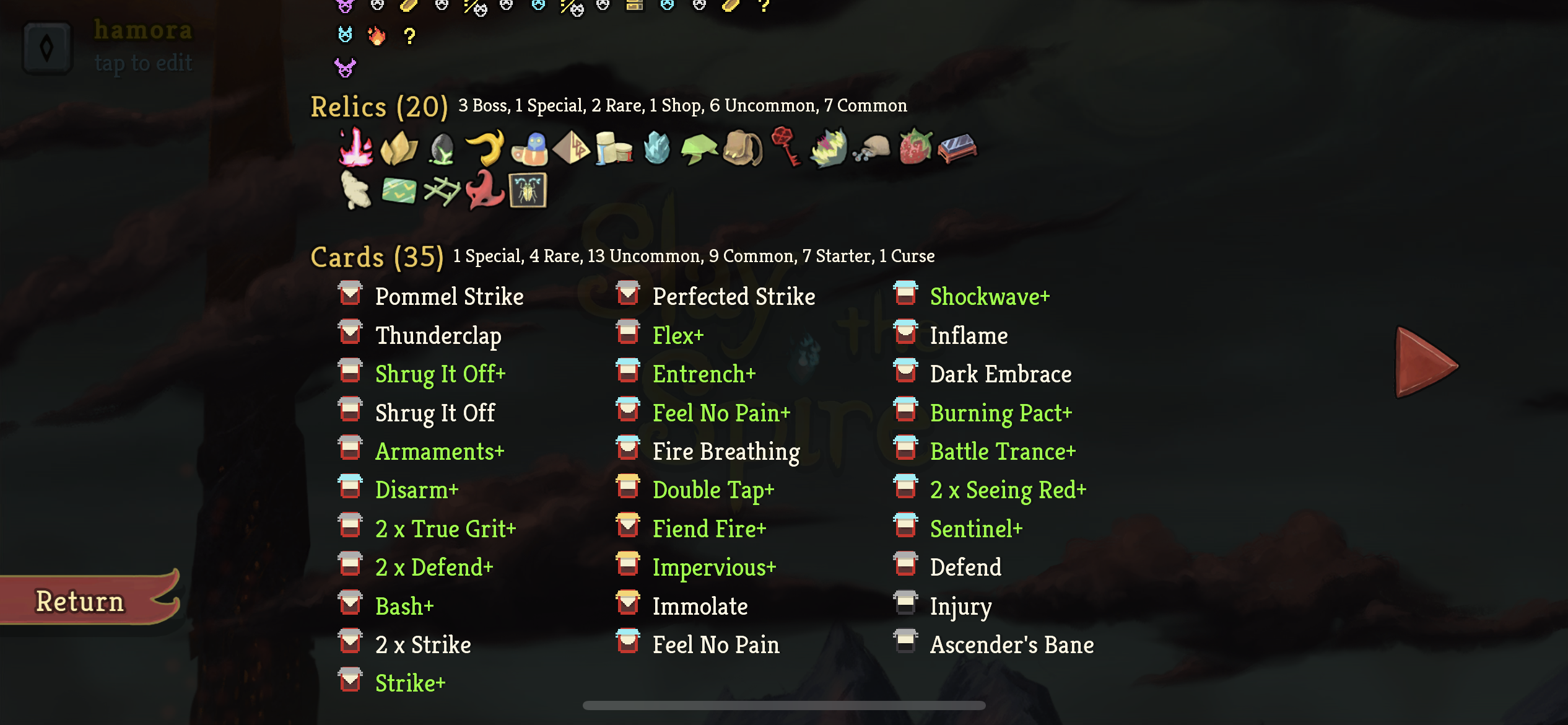 Ironclad ascension  deck